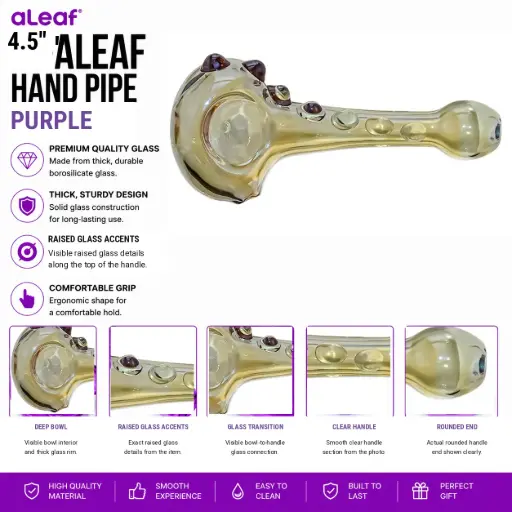 [PC37915] 4.5" ALEAF HP PURPLE