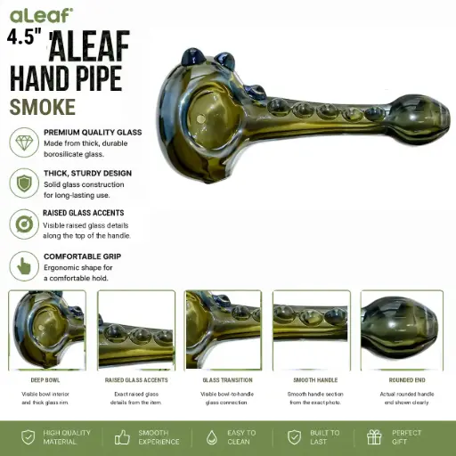 [PC37916] 4.5" ALEAF HP SMOKE