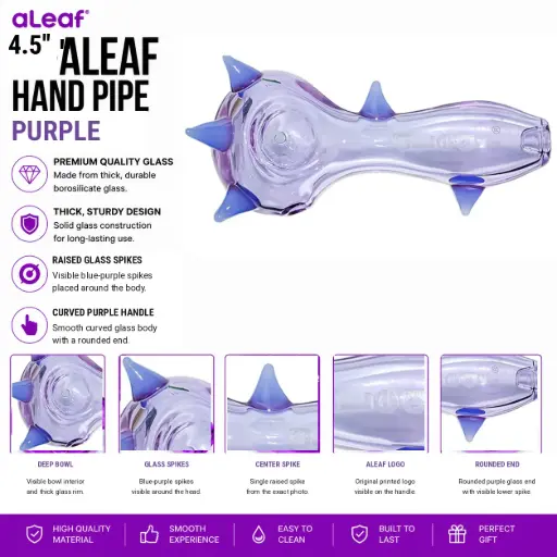 [PC37928] 4.5" ALEAF HP PURPLE