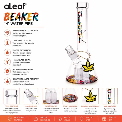[PC37962] 14" ALEAF BEAKER 