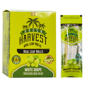 [AM023905] Green Harvest Wraps Leaf Mini Rolls 2-pack White Grape