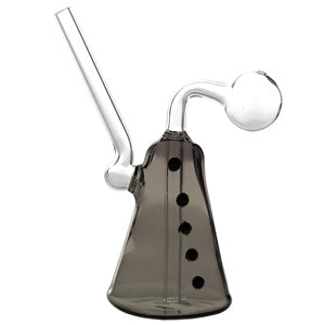 [AM024862] O.B. Water Pipe Bell with Dots 2122a 6.0" Black