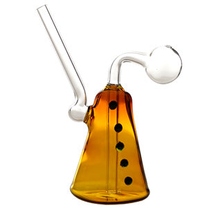 [AM025225] O.B. Water Pipe Bell with Dots 2122a 6.0" Brown