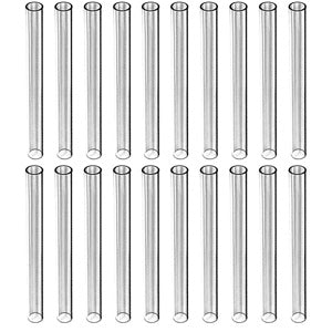 [AM025310] O.B. Glass Tube 4.0" Clear