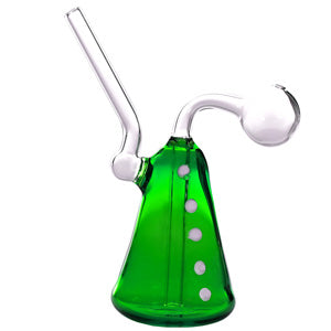 [AM025646] O.B. Water Pipe Bell with Dots 2122a 6.0" Green