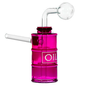 [AM025990] O.B. Water Pipe Oil Barrel 1531a 6.0" Pink